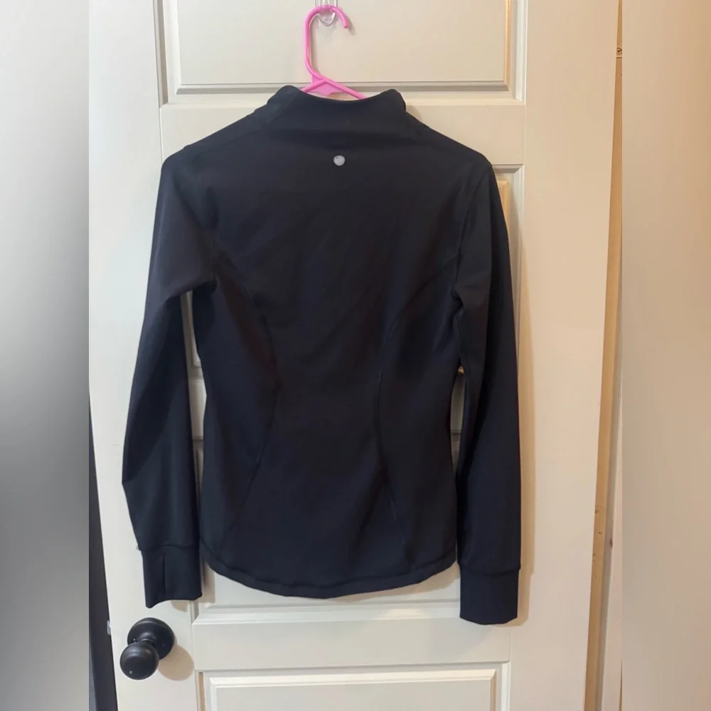 Yogalicious Womens Soft Lightweight Full Zip Yoga Jacket with Pockets SMALL 🖤 - Picture 7 of 8